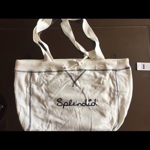 Splendid cotton tote bag